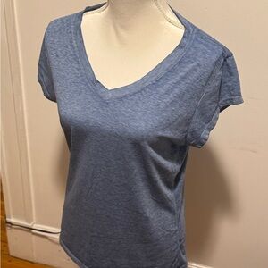 Exist Blue V-Neck T-Shirt. NWOT